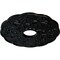 Ekena Millwork Terrones Butterfly Medallion (Canopies up to 3 7/8"), 17 7/8"OD x 3 7/8"ID x 1"P, Black Pearl CM17TSBPS - alternate 4